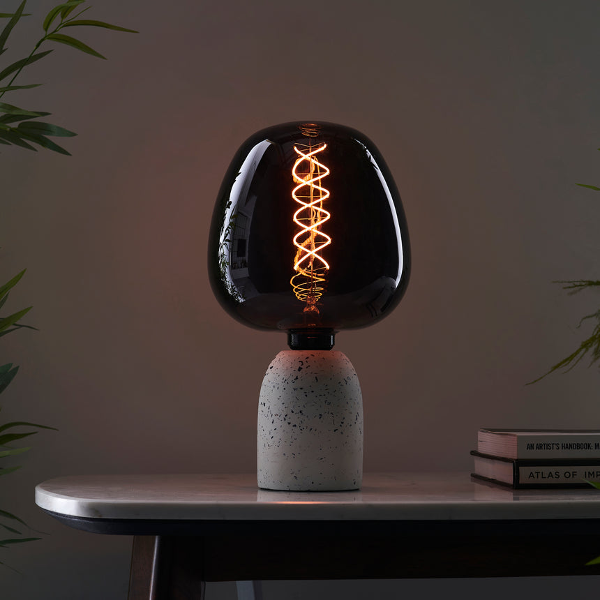 Helix E27 Decorative Bulb, Smoke