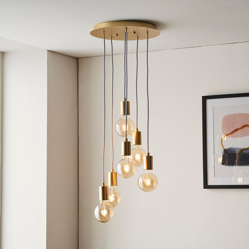 Studio 6 Light Cluster Pendant