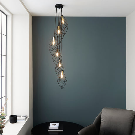 Jaxon 6-Light Cluster Pendant Light