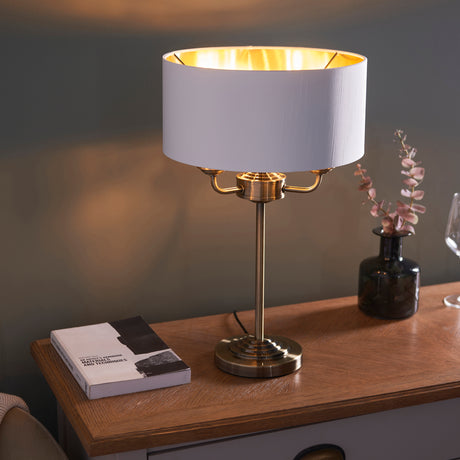 Highclere 3-Light Table Lamp