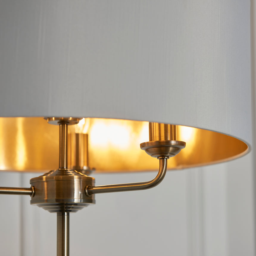 Highclere 3 Light Floor Lamp