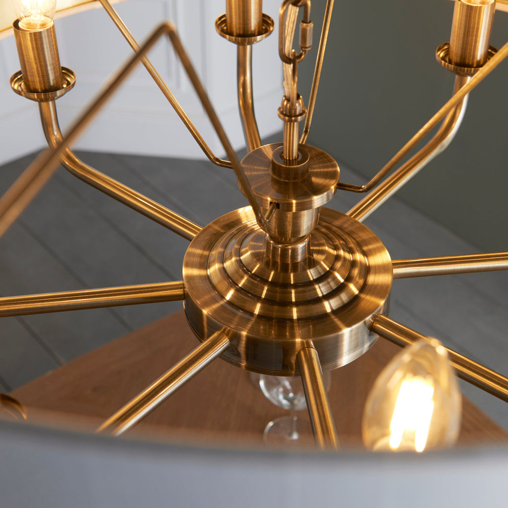 Highclere 8 Light Pendant Chandelier