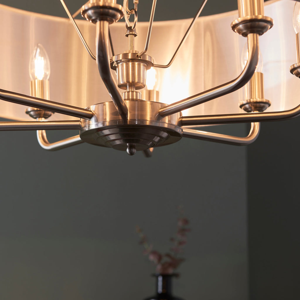 Highclere 8 Light Pendant Chandelier