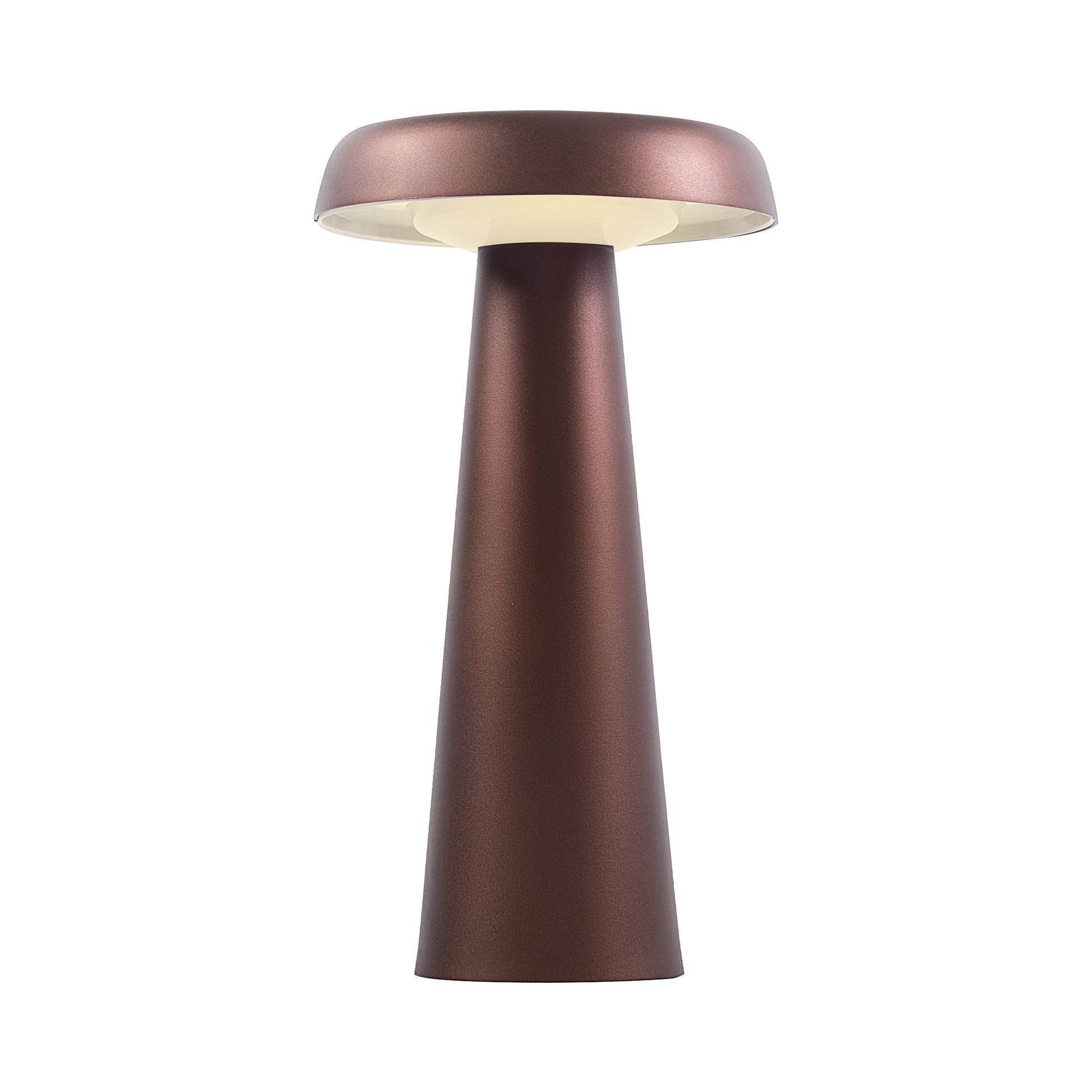 Arcello Rechargeable Table Lamp, Burnished Brass