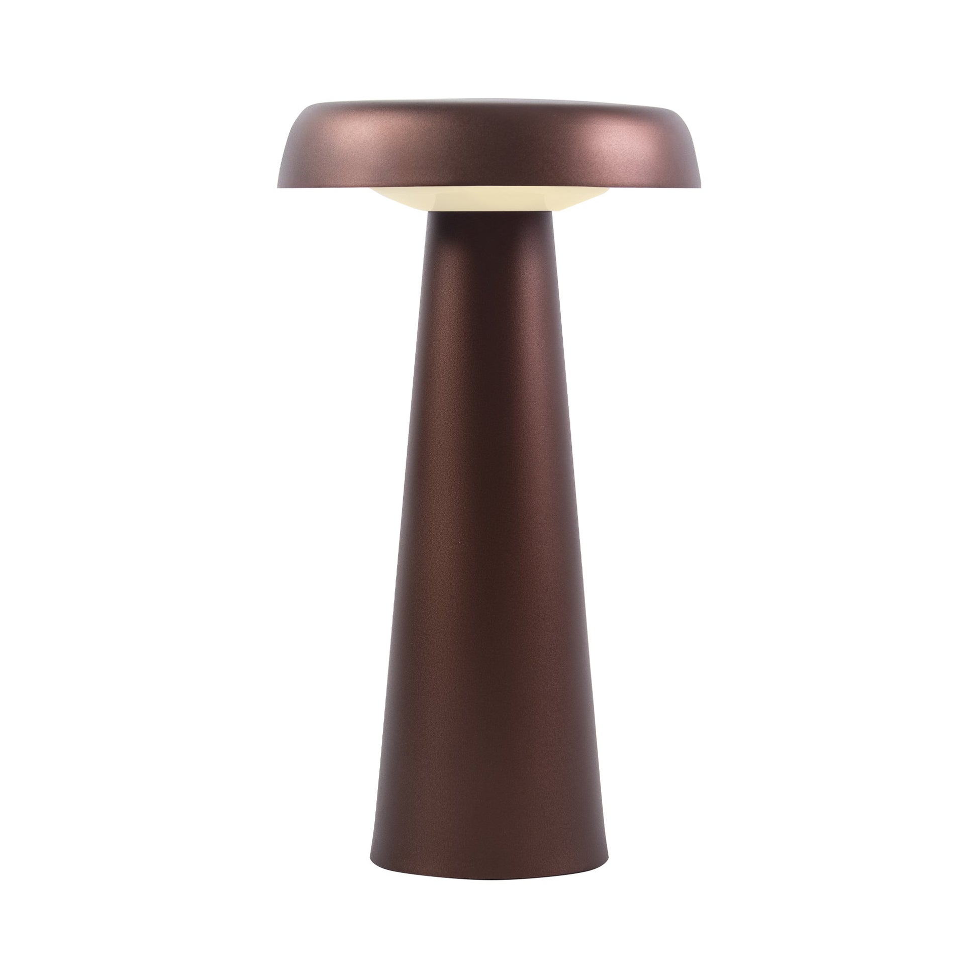 Arcello Rechargeable Table Lamp, Burnished Brass