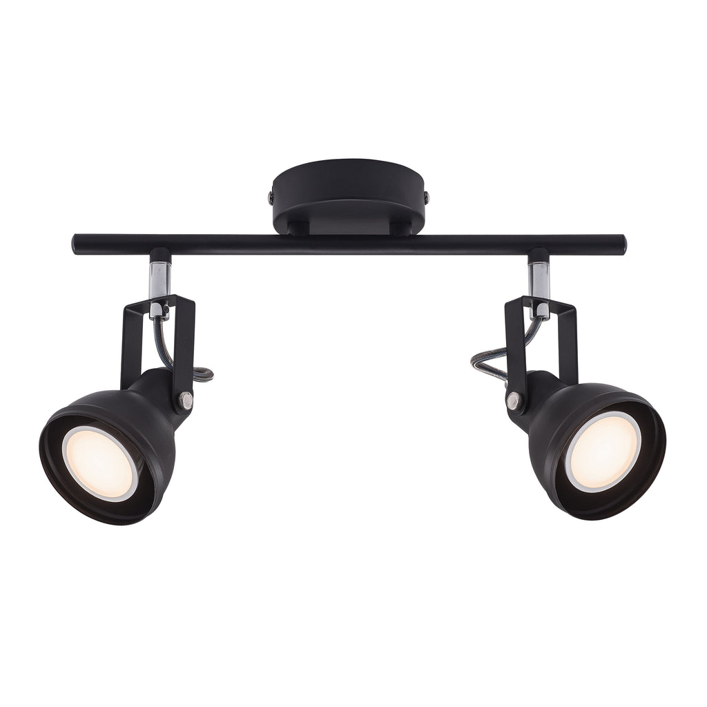 Aslak 2 Spotlight Bar, Black