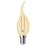 E14 400lm 4.8w Bent-tip Candle LED Filament Dimmable Light Bulb