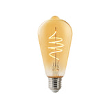 Smart Deco Edison E27 ST64 380lm Light Bulb, Amber