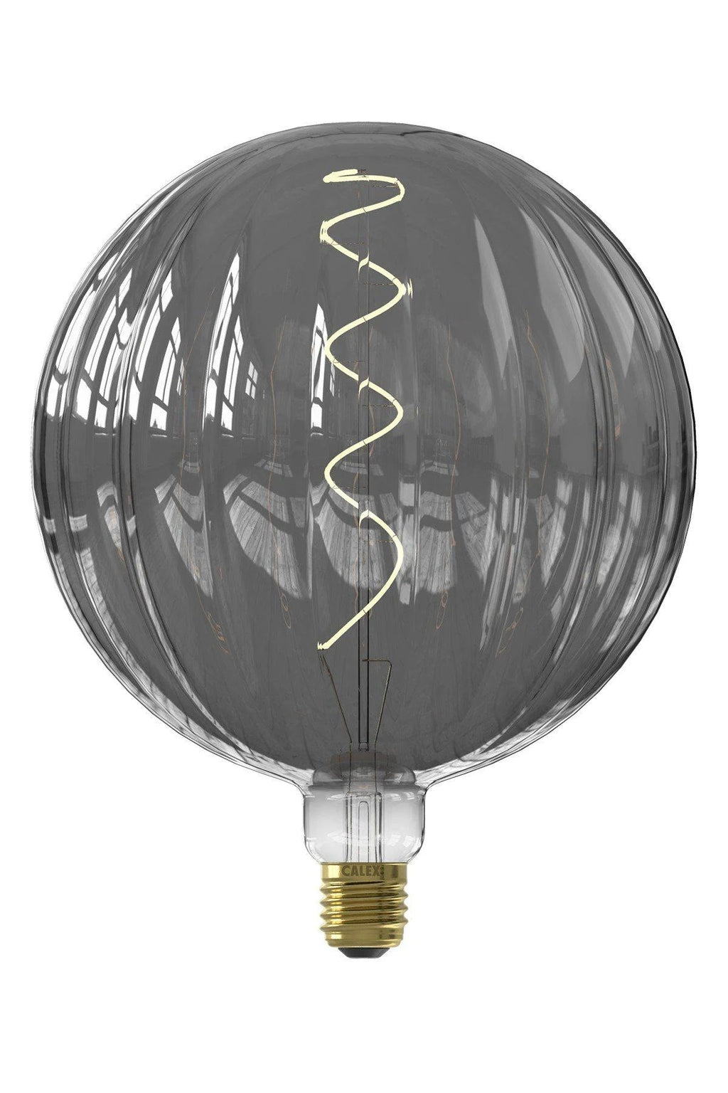 Calex Dijon Pulse E27 4w Dimmable LED Filament Bulb | Smokey