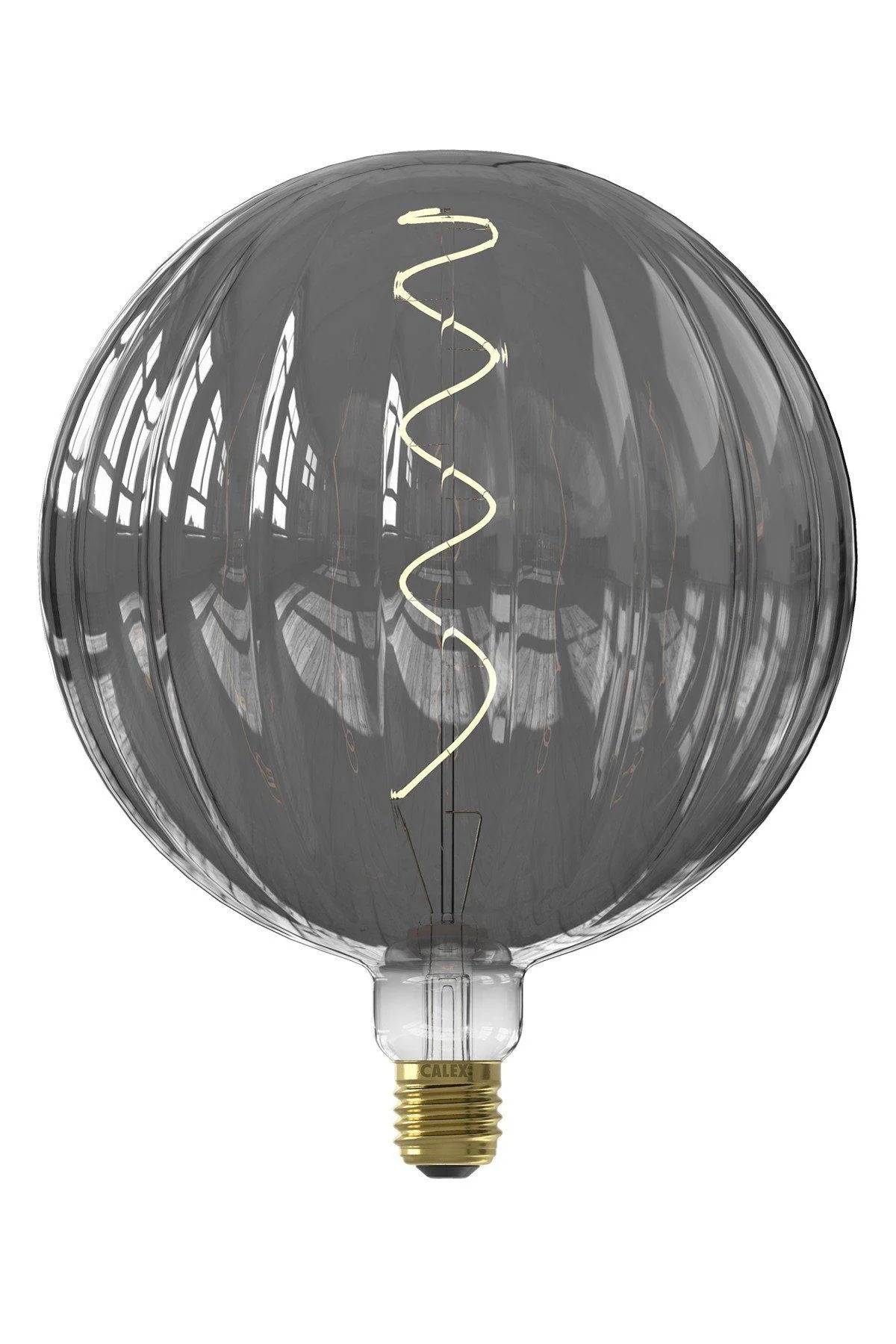 Calex Dijon Pulse E27 4w Dimmable LED Filament Bulb | Smokey