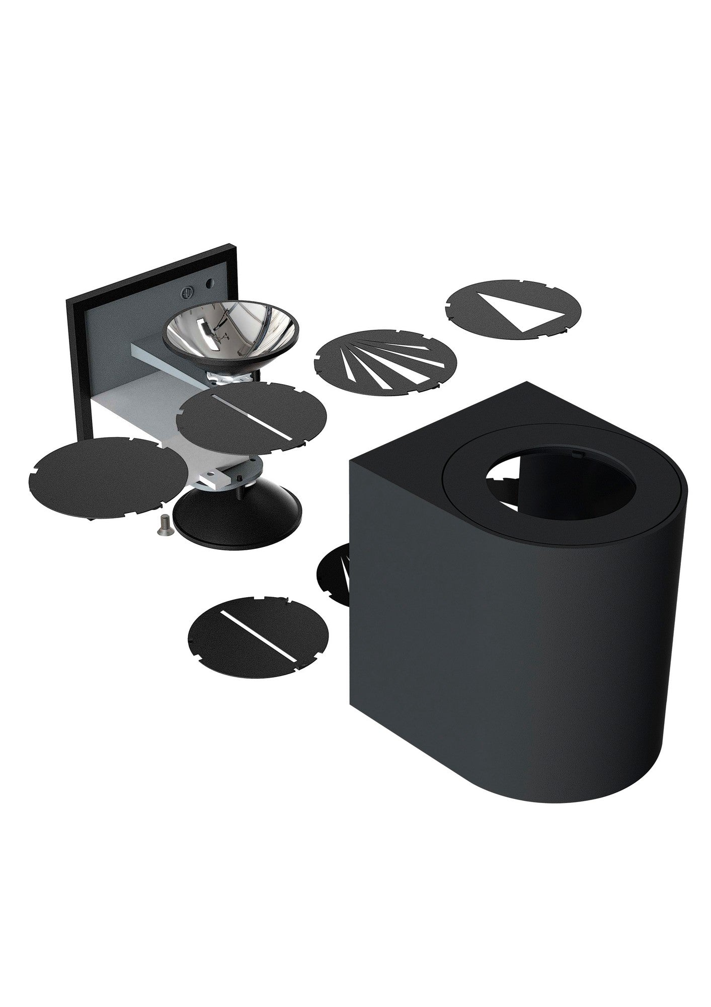 Canto 2 LED Up & Down Wall Light, Stainless Steel