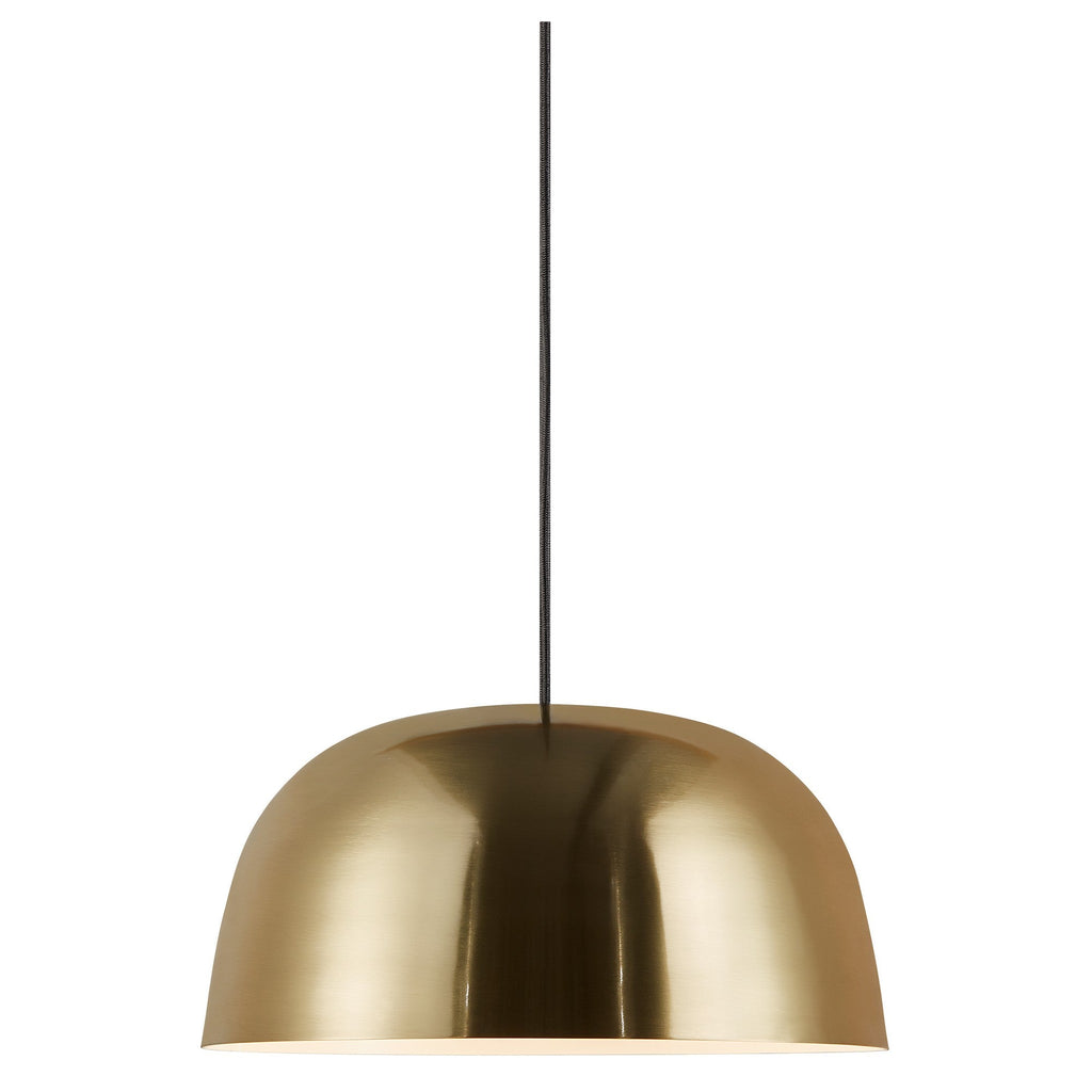 Cera Brass Dome Pendant Light