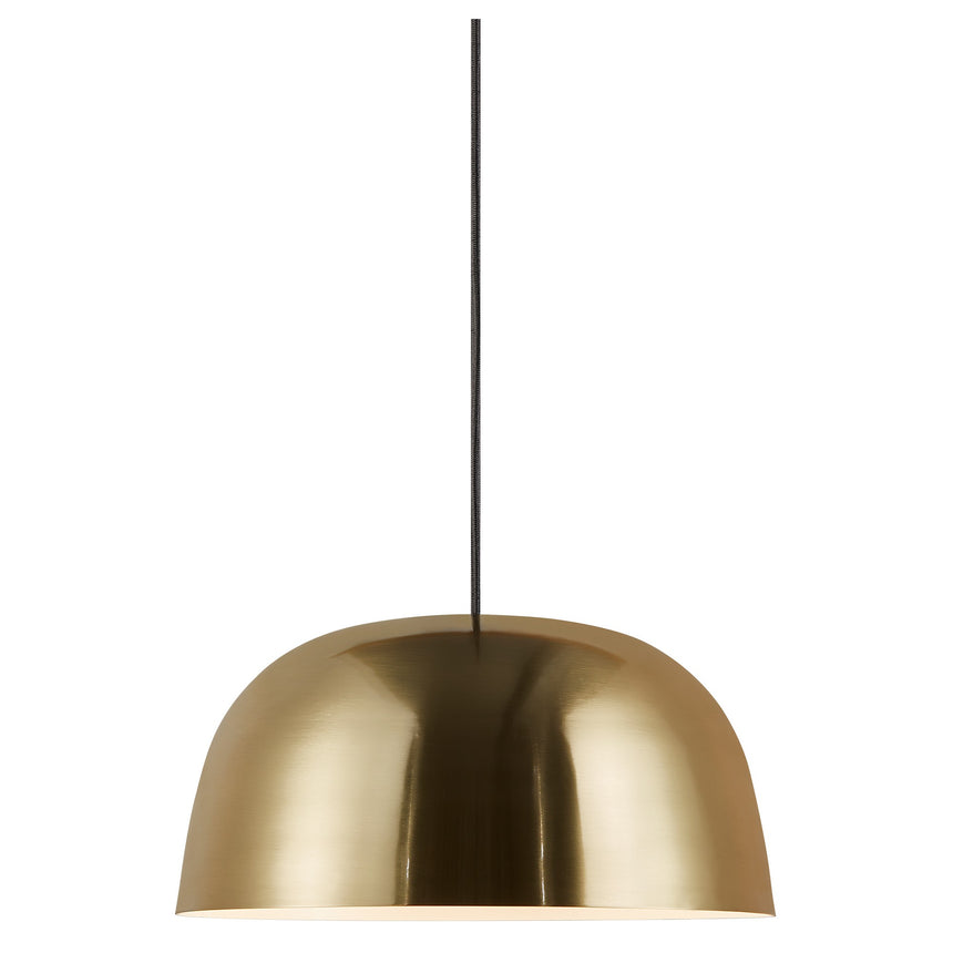 Cera Brass Dome Pendant Light