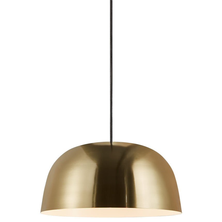 Cera Brass Dome Pendant Light