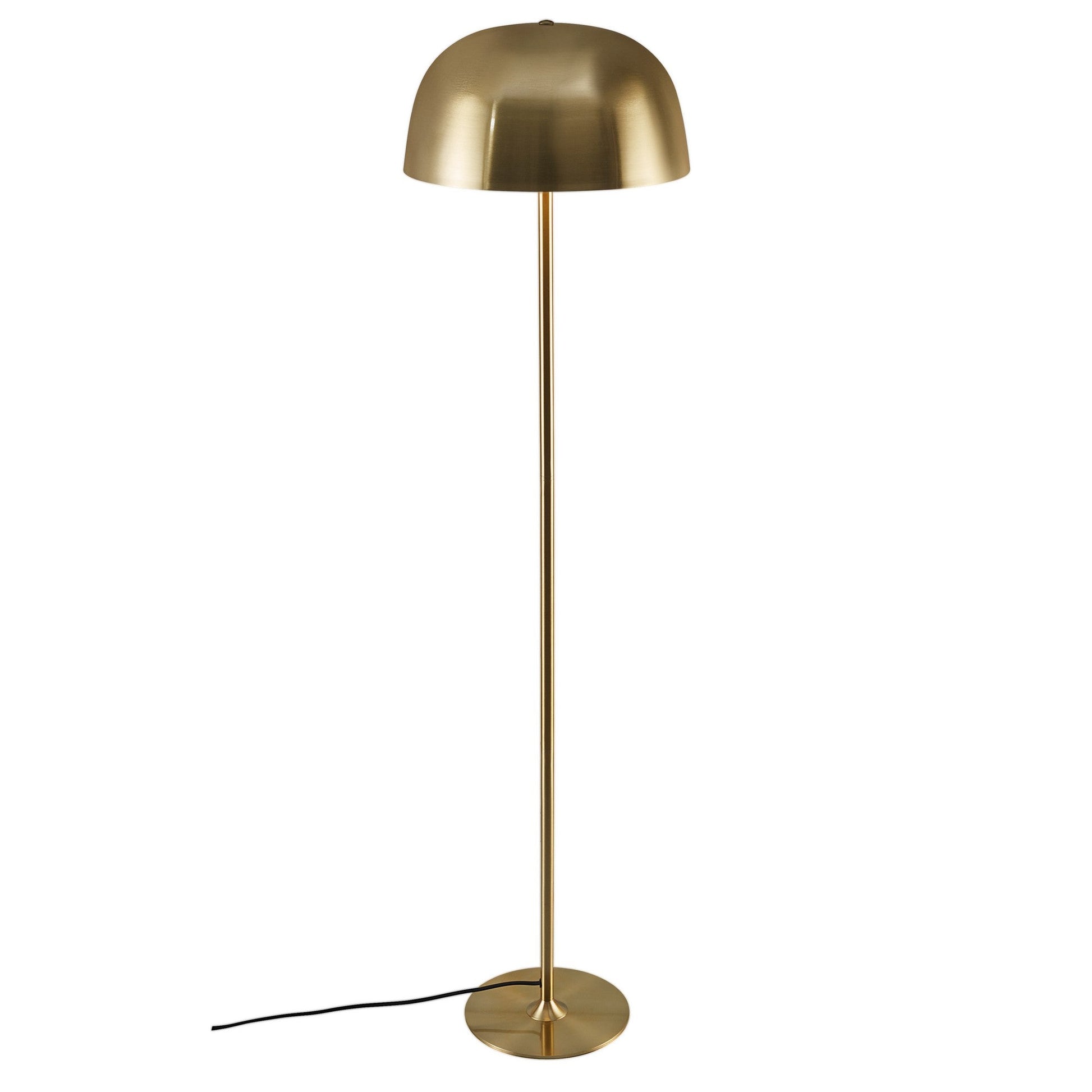 Cera Floor Lamp, Brass