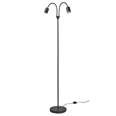 Nordlux Explore Double Floor Lamp, Black