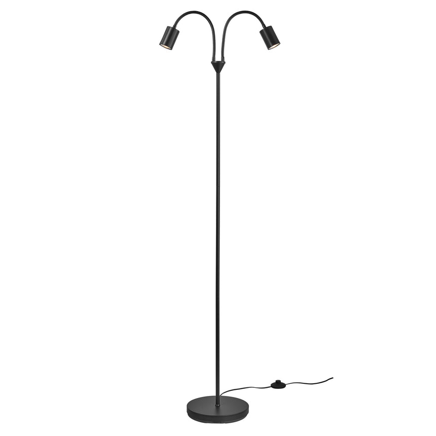 Nordlux Explore Double Floor Lamp, Black