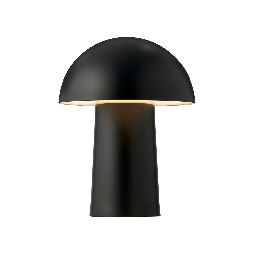 Faye Portable Table Lamp, Black