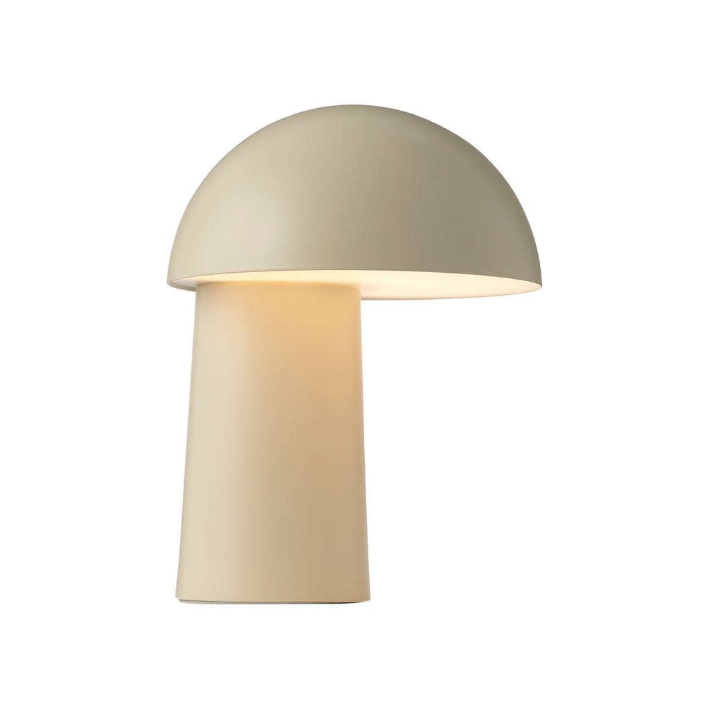 Faye Portable Table Lamp, Beige