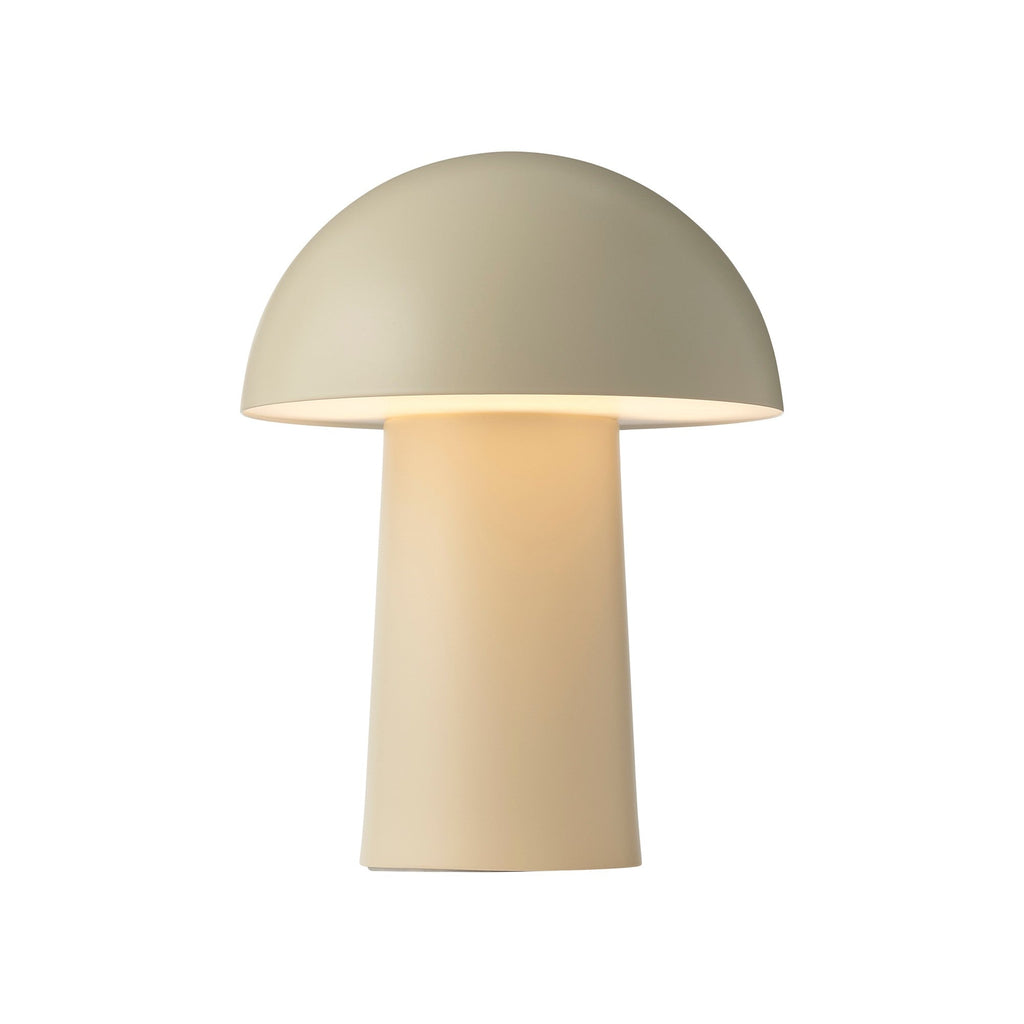 Faye Portable Table Lamp, Beige