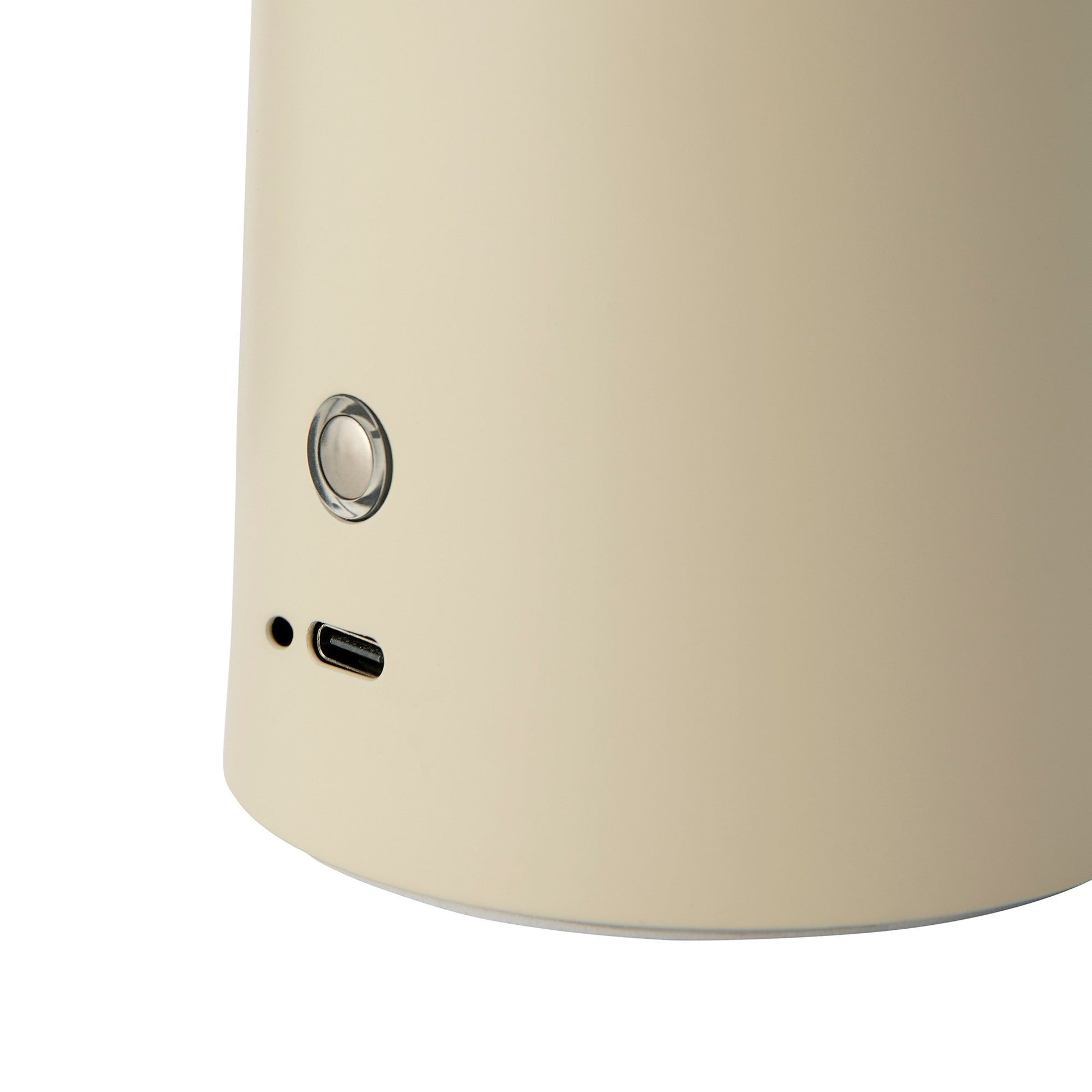 Faye Portable Table Lamp, Beige