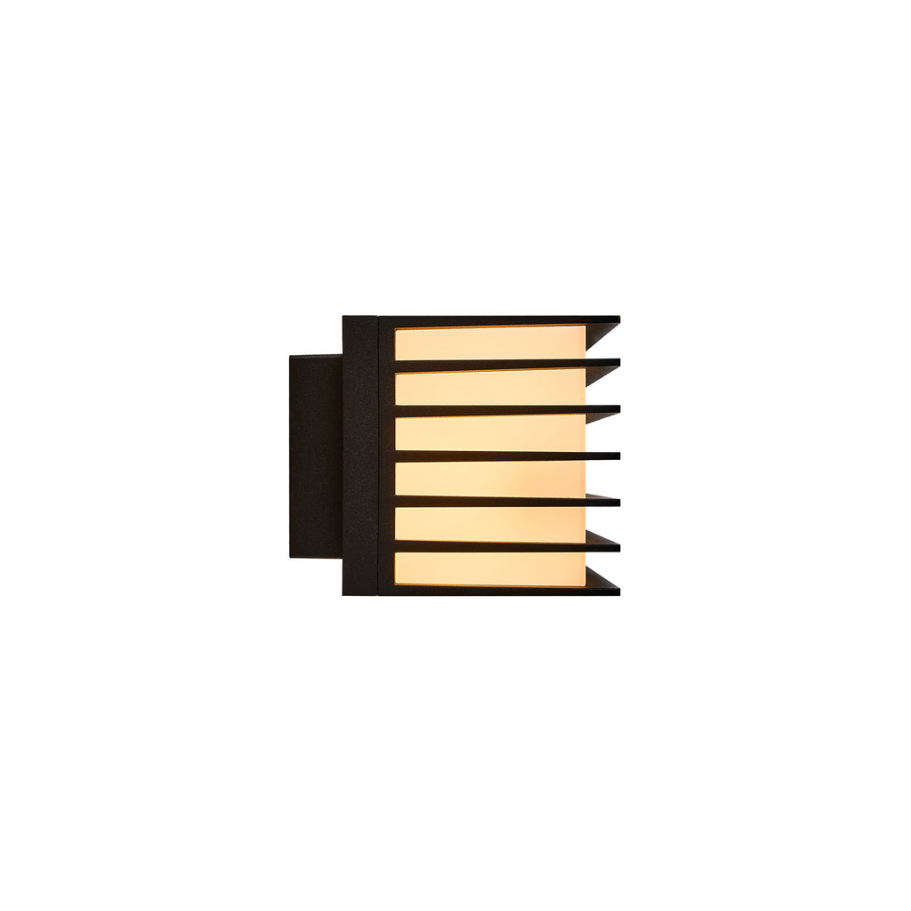 Fluctus 28 Outdoor Wall Light, Black