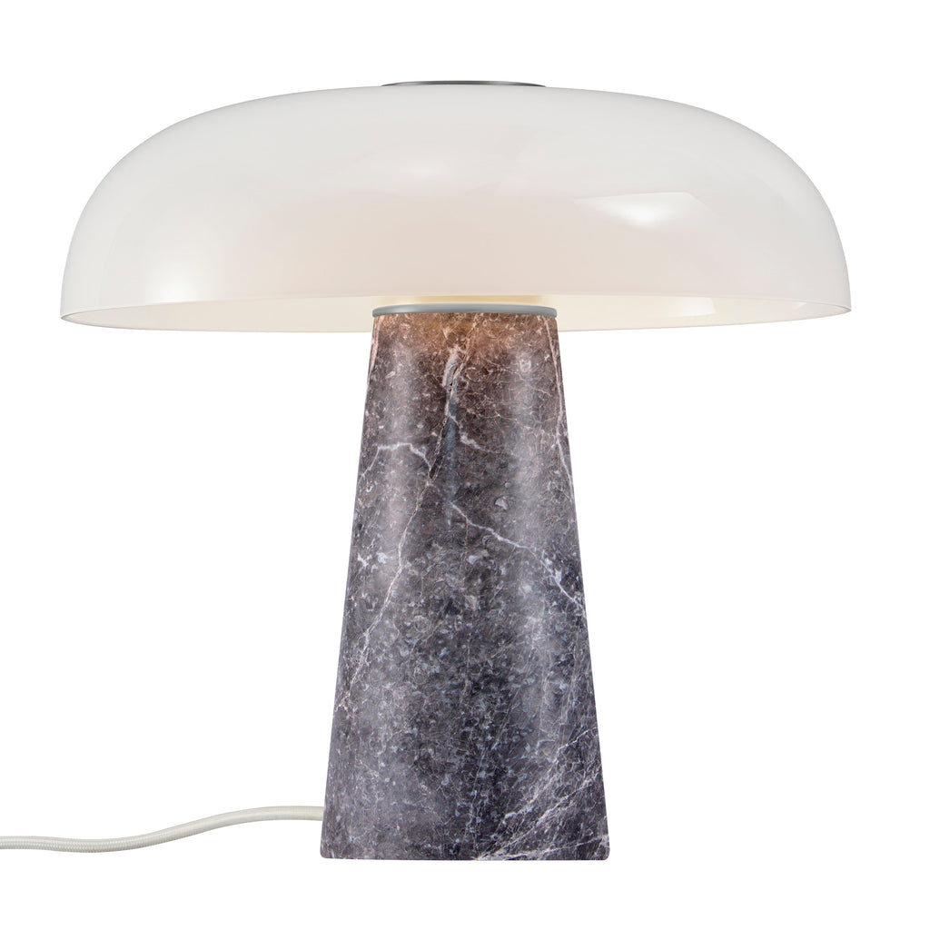 Glossy Table Lamp, Grey