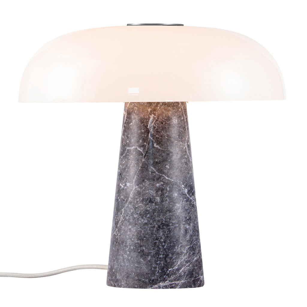 Glossy Table Lamp, Grey
