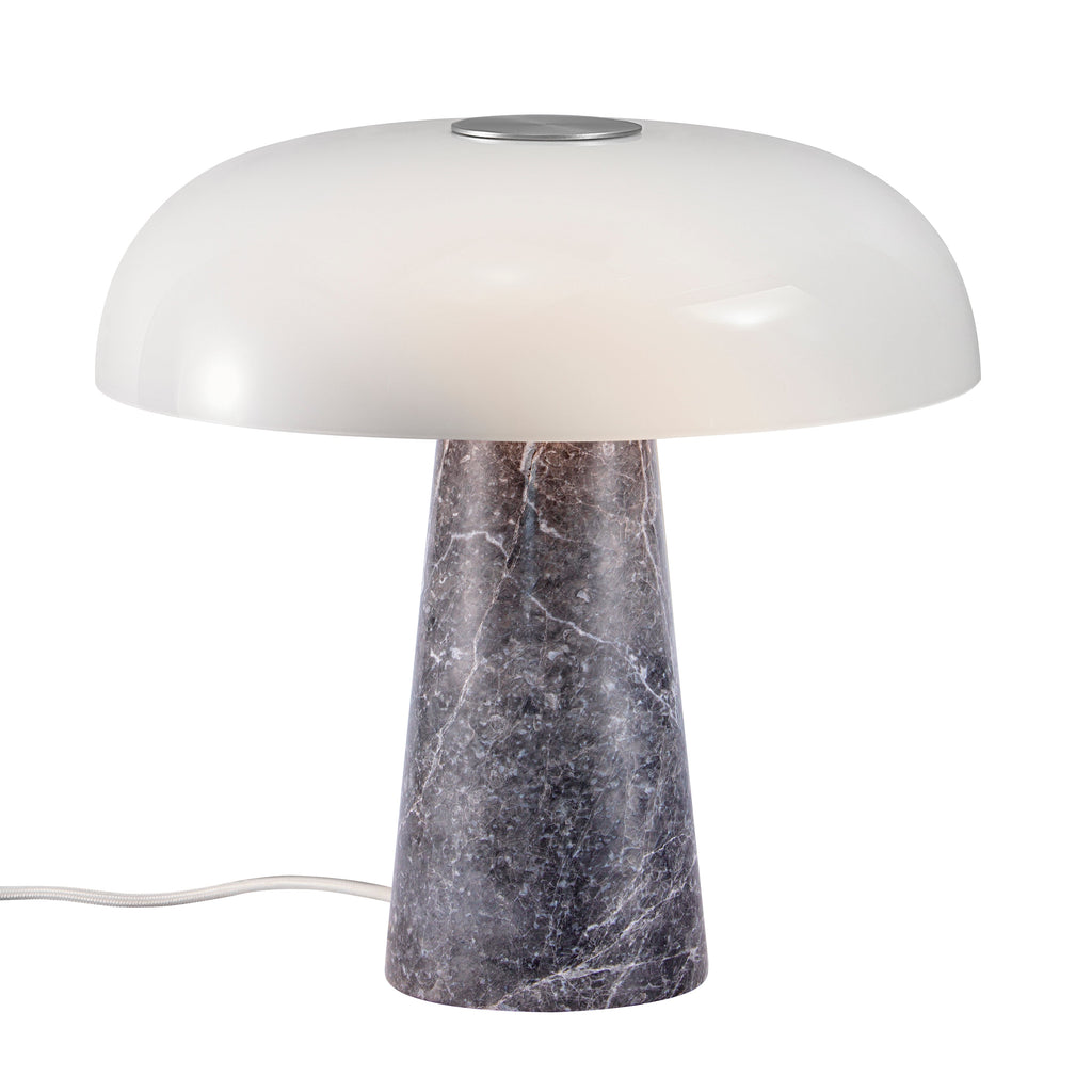 Glossy Table Lamp, Grey