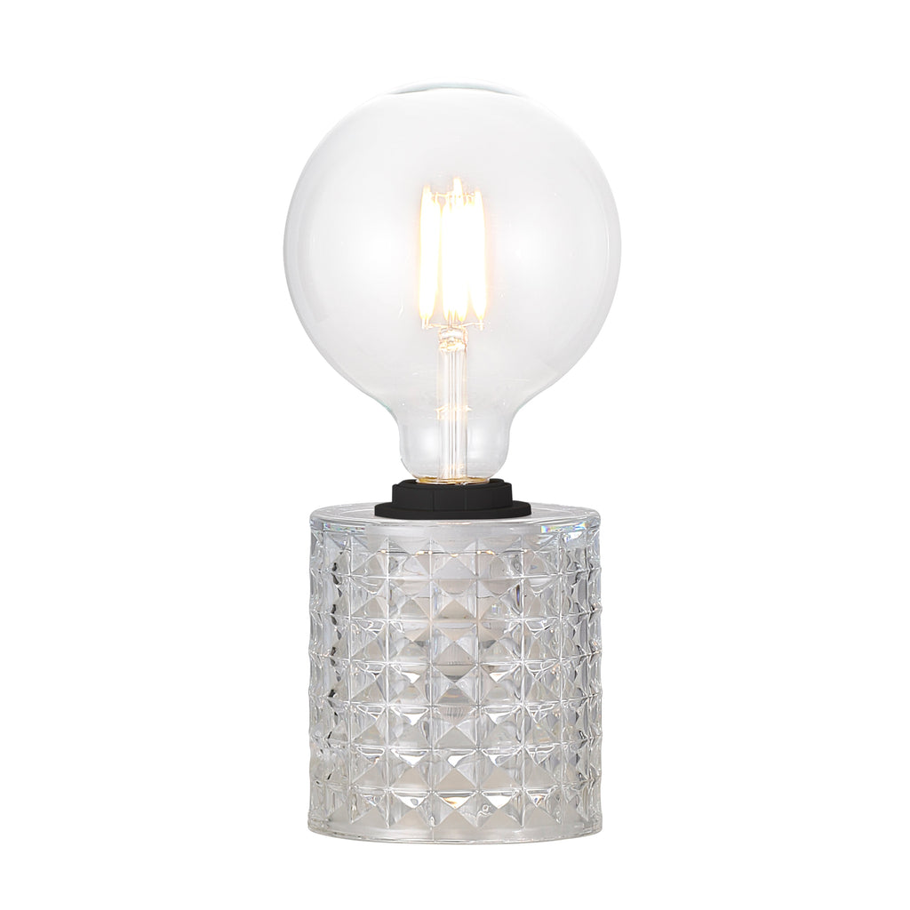 Hollywood Table Lamp, Clear