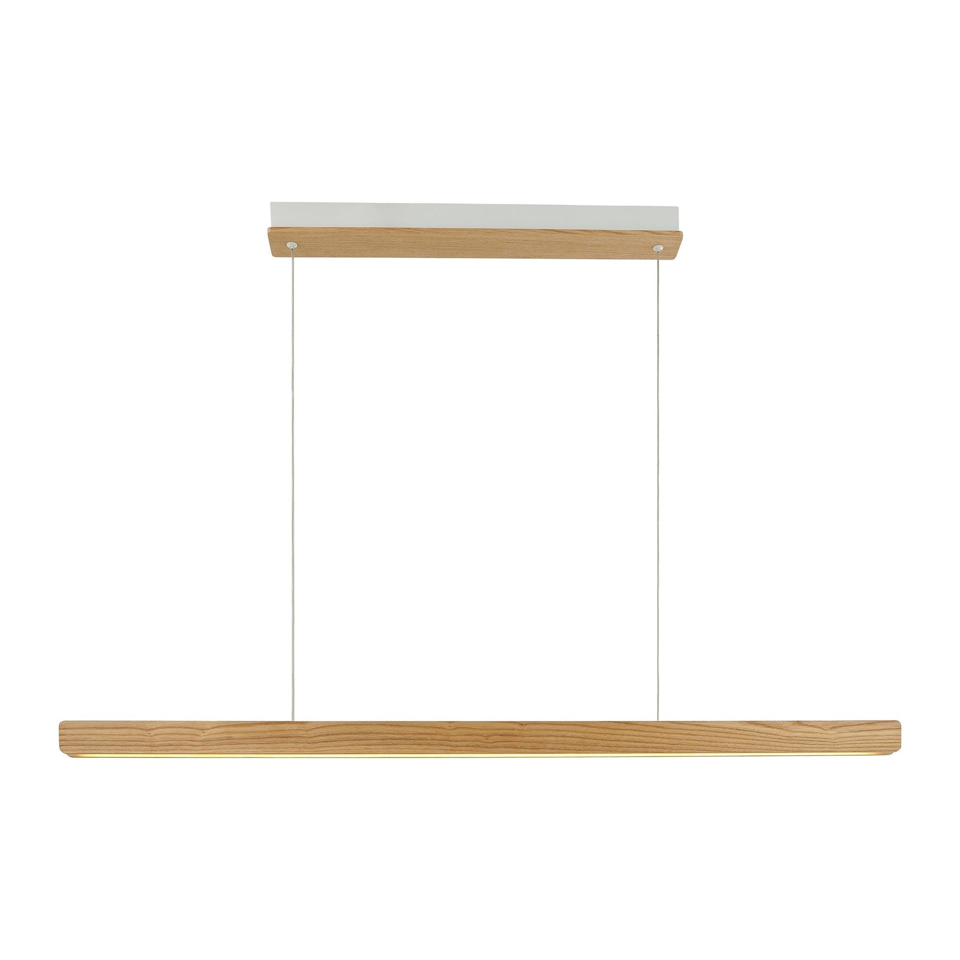 Ilgas LED Bar Pendant Light, Nature/Wood