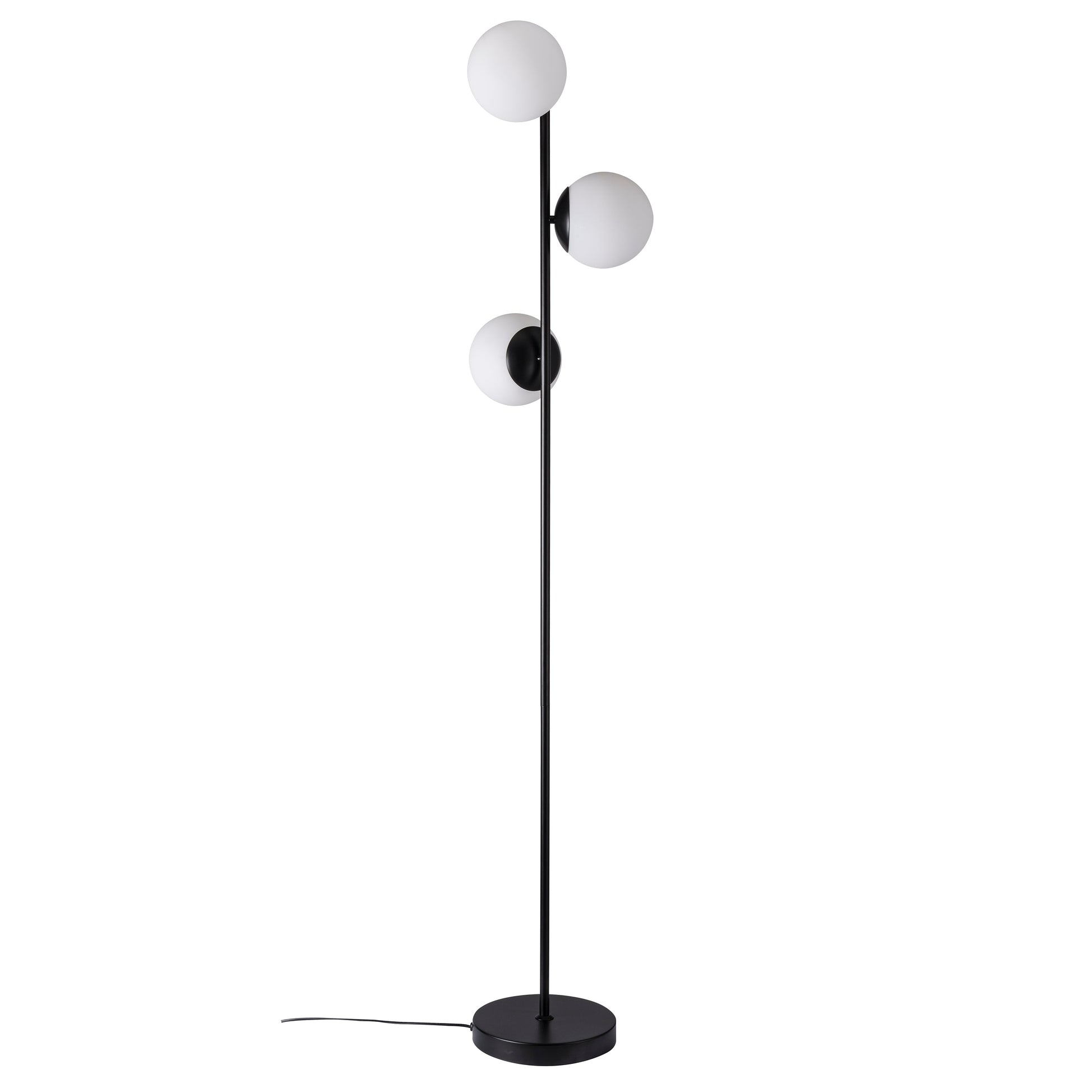 Lilly Floor Lamp, Black/Opal