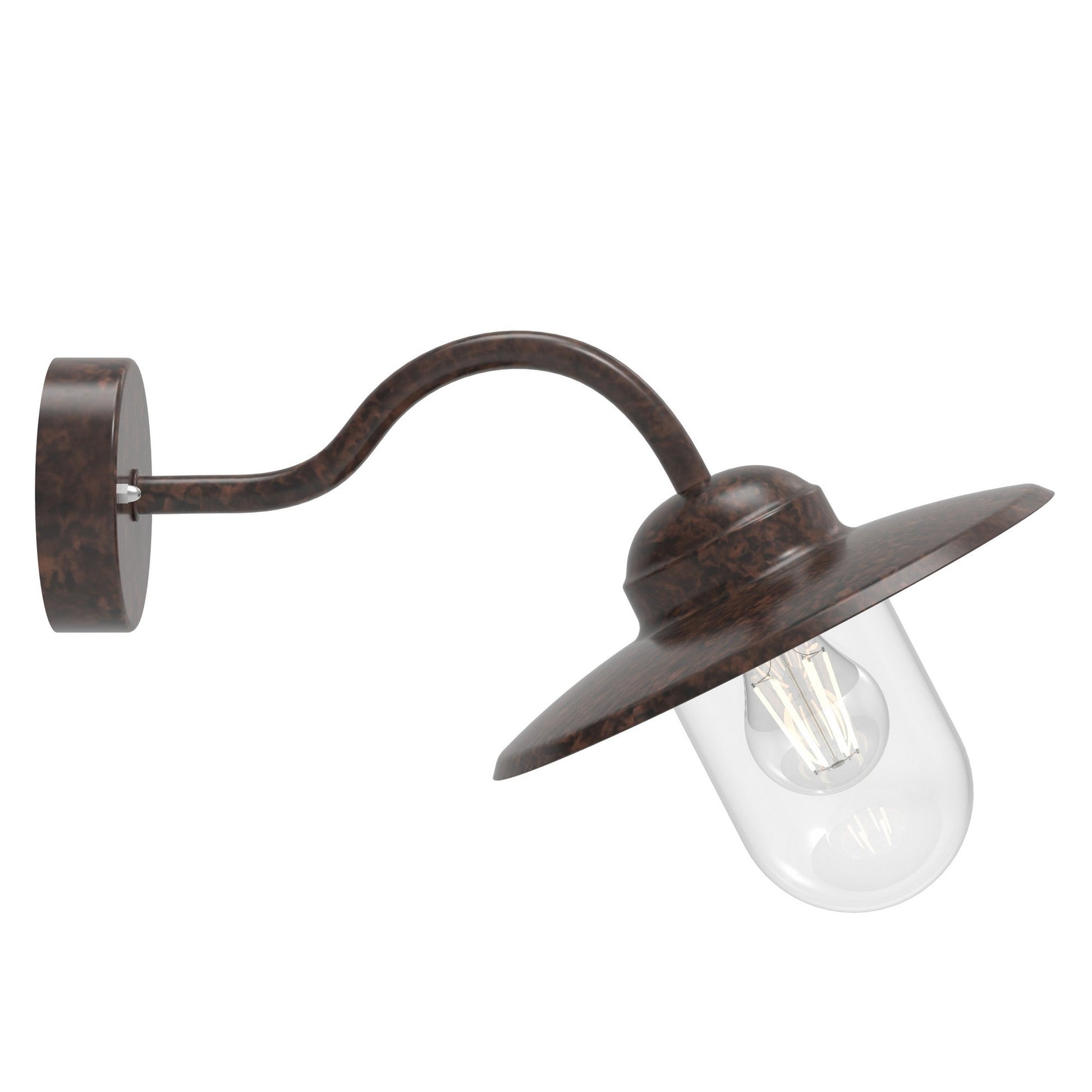 Luxembourg Wall Light, Rust