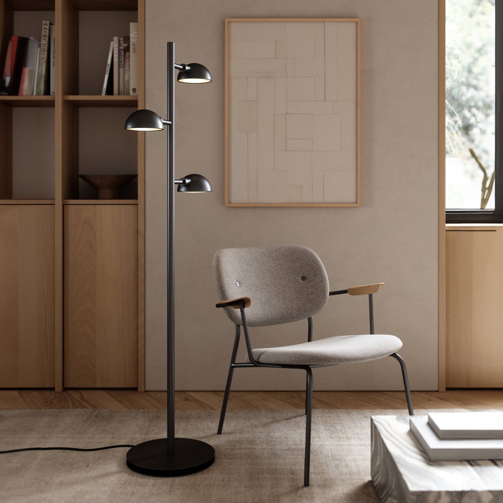 Nomi Floor Lamp, Black
