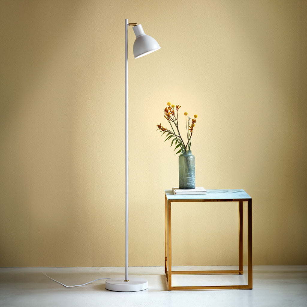 Pop Rough Floor Lamp, White