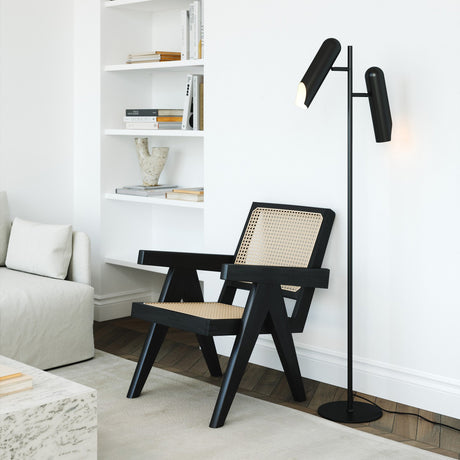 Rochelle Floor Lamp, Black