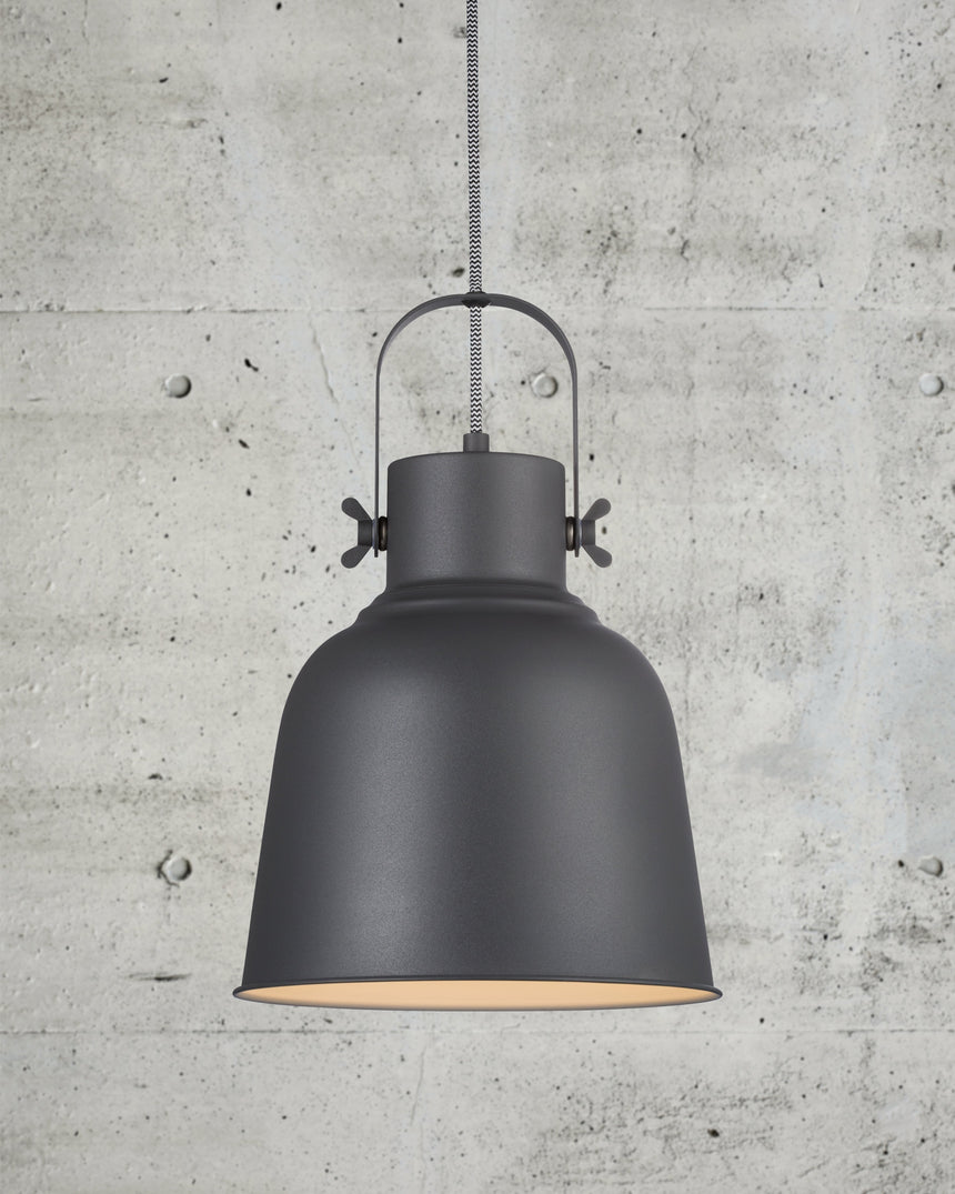 Adrian 25 Pendant Light, Anthracite