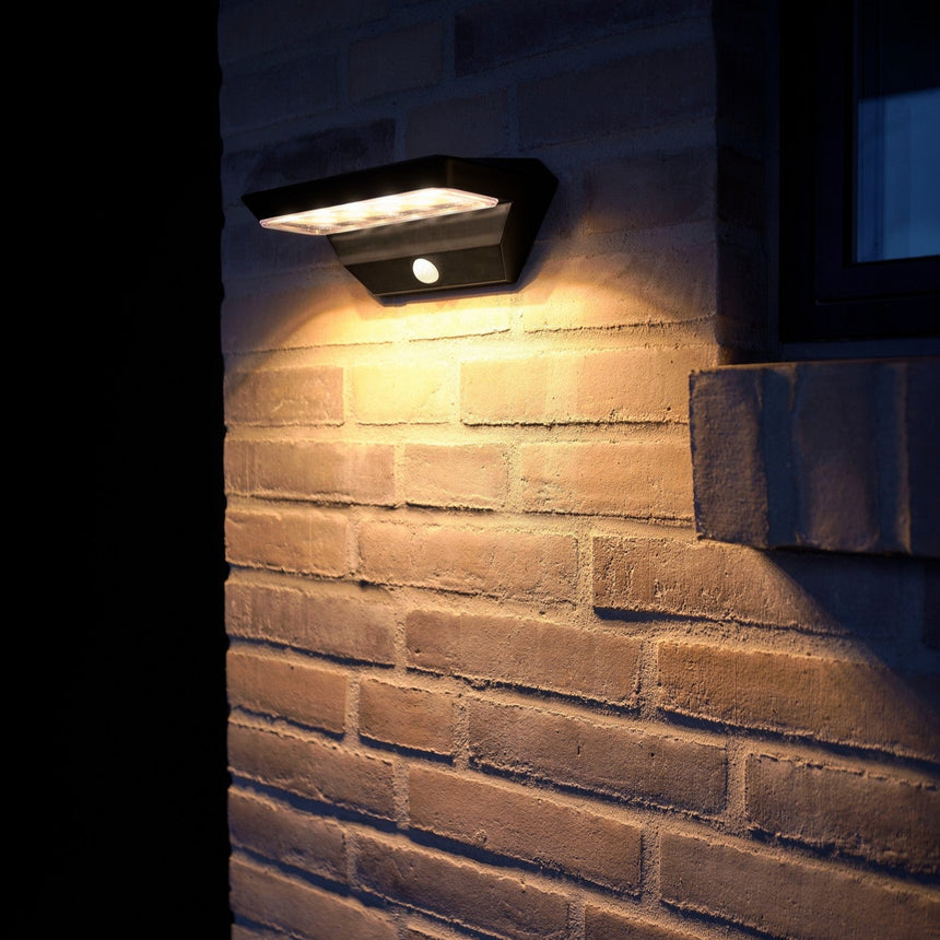 Agena Solar LED Wall Light