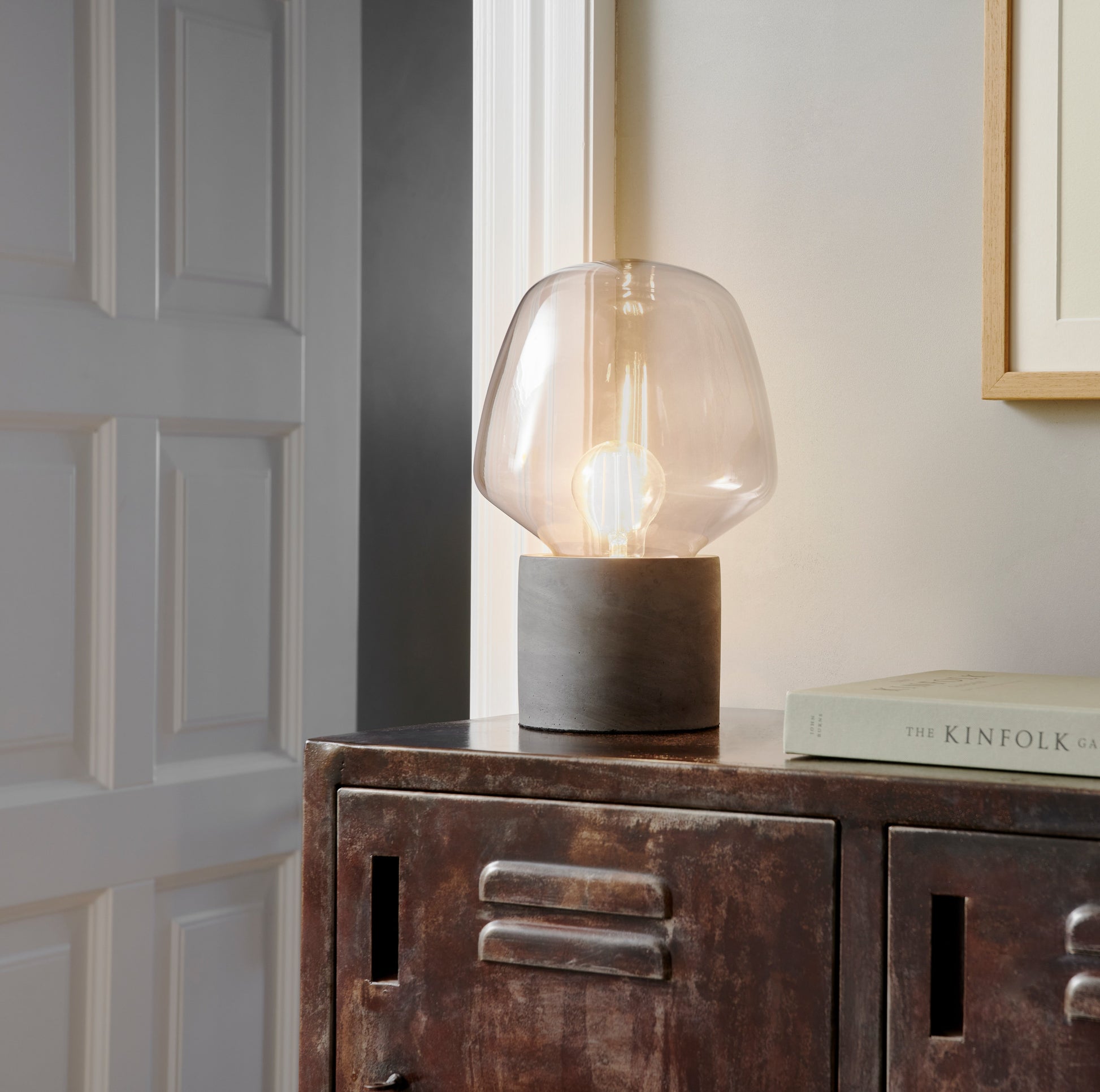 Christina Table Lamp, Concrete