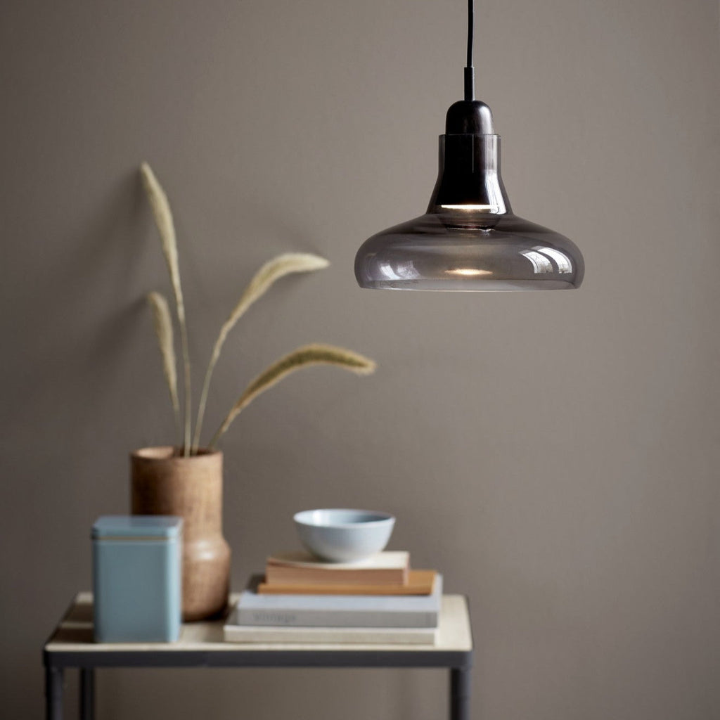 Chrystie 20 Smoked Glass Pendant Light