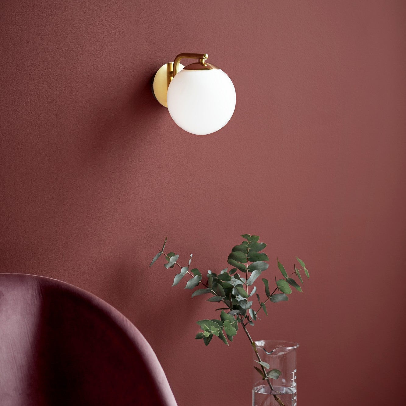Grant Wall Light, Brass