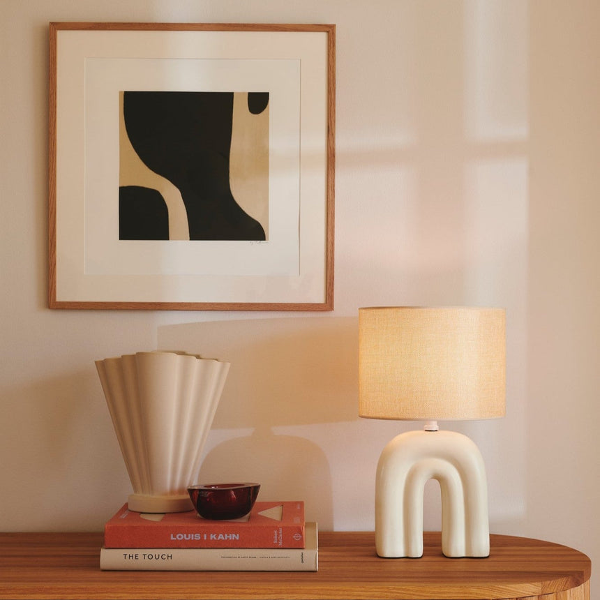 Haze Table Lamp, Beige