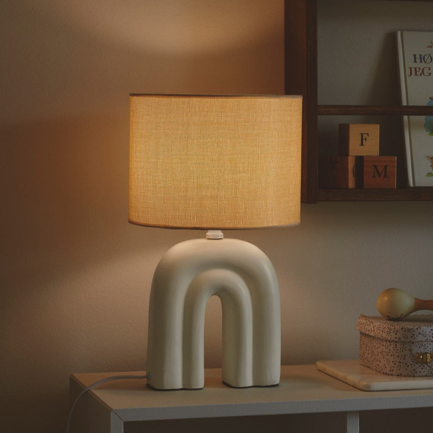 Haze Table Lamp, Beige