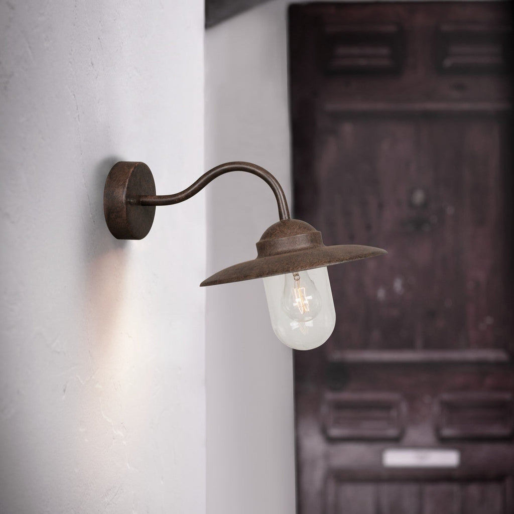 Luxembourg Wall Light, Rust