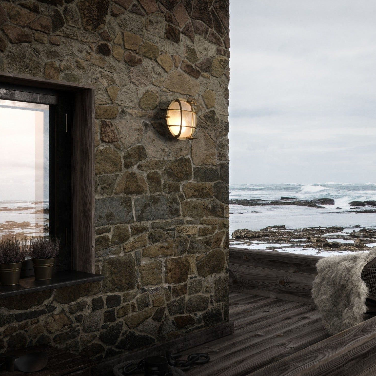Nordlux bulkhead outdoor wall light top