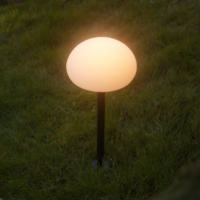 Sponge Rechargeable Spike Lamp, Black/Opal