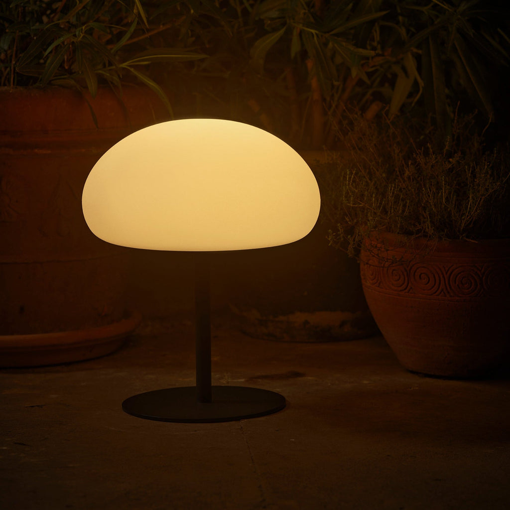 Sponge 34 Rechargeable Table Lamp, Black/Opal