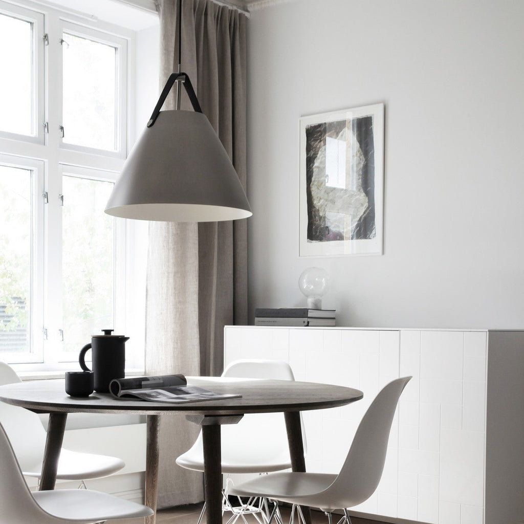 Strap 36 Pendant Light, Brushed Steel