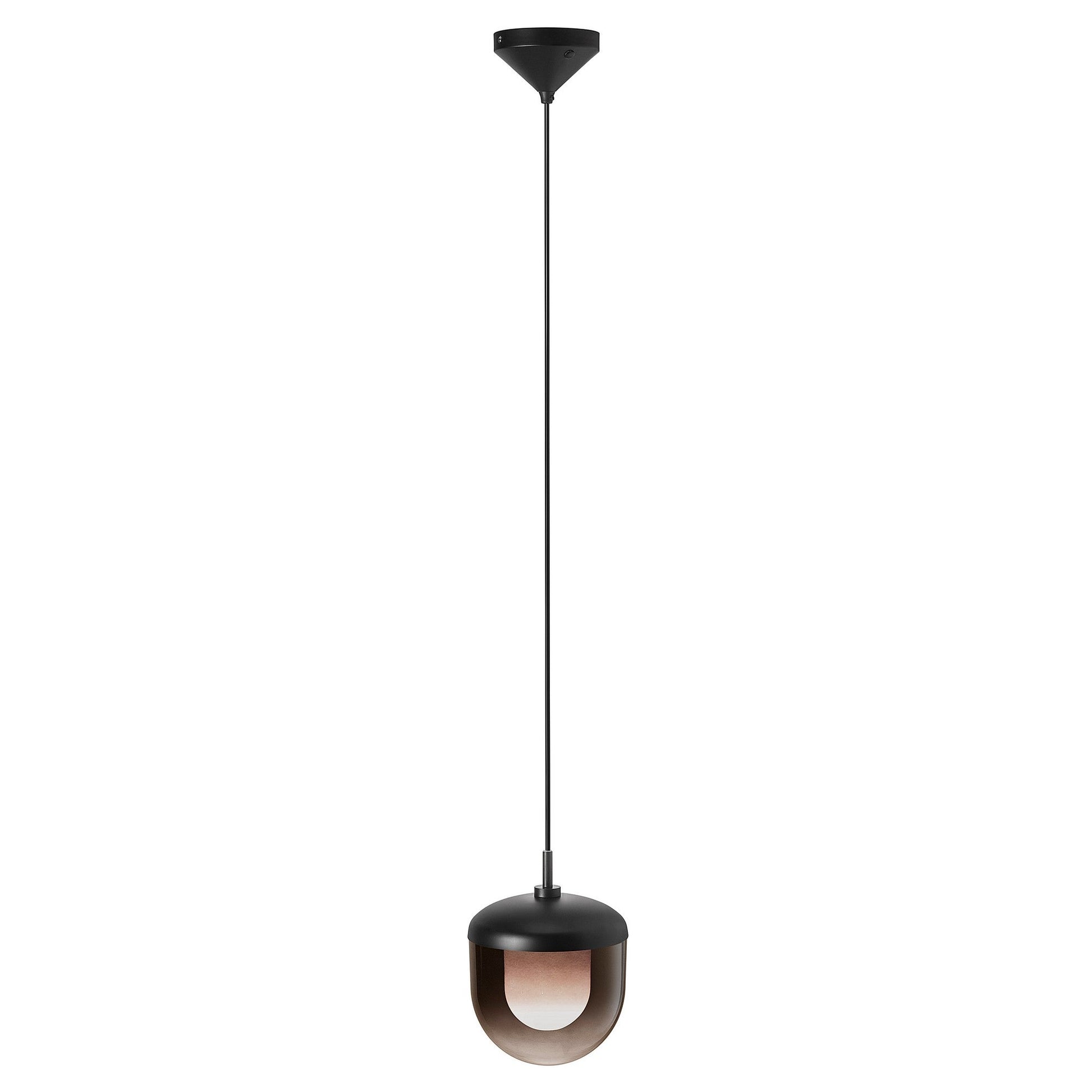 Magia 18 Pendant Light, Black/Smoke