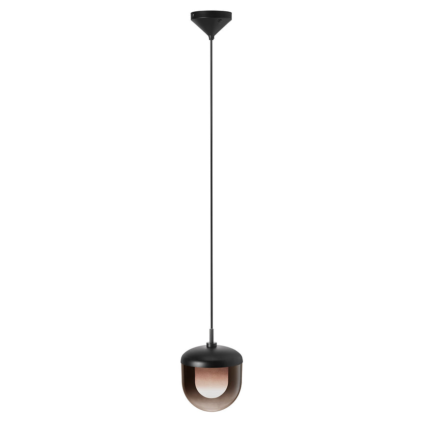 Magia 18 Pendant Light, Black/Smoke